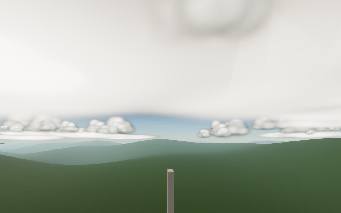 Flat-based cumulus clusters and stratus sheets along the horizon, under the grey base of a cloud overhead